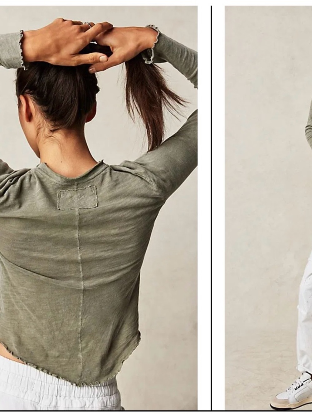 Free People Be my baby long sleeve